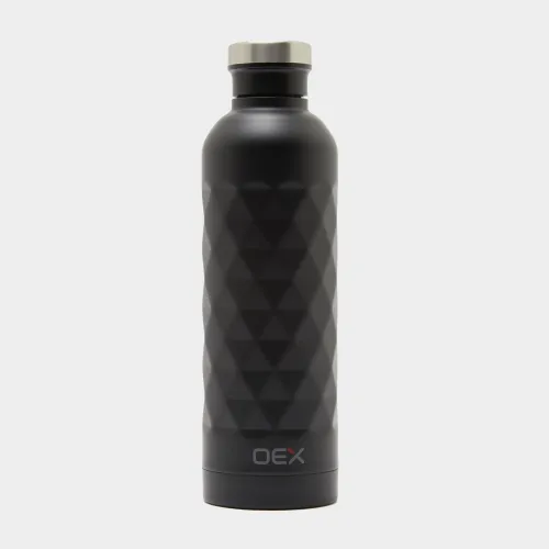 Oex 750Ml Double Wall Bottle - Black, Black