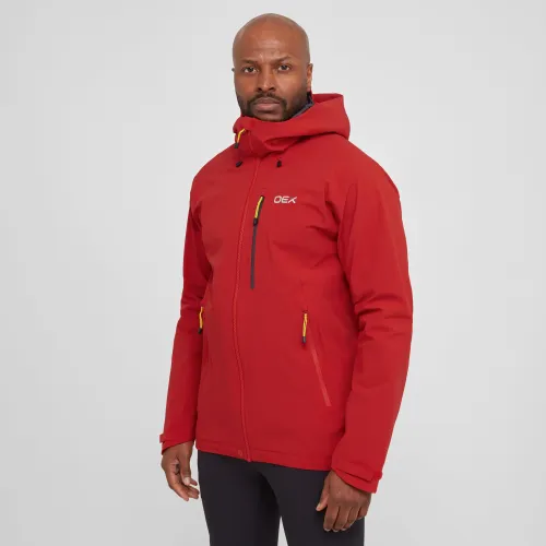Oex Men's Aonach Ii Waterproof Jacket - Red, RED