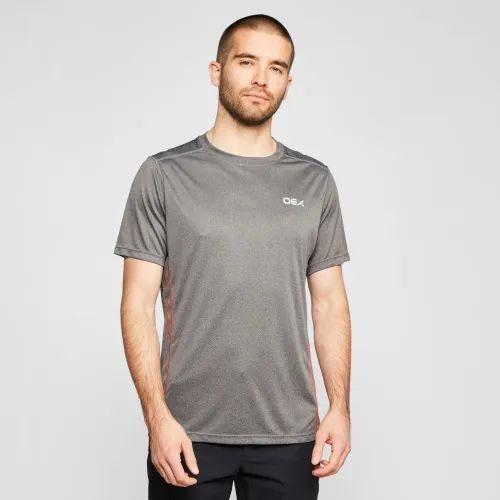 Oex Men's Zephyr Short Sleeve T-Shirt - Grey, Grey