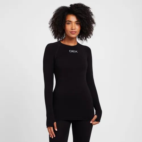 Oex Women's Barneo Base Long Sleeve Top - Black, Black