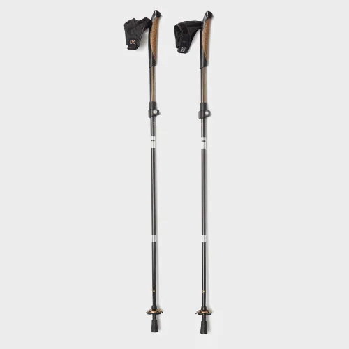 Oex X-Lite Pro Carbon Walking Poles (Pair) - Black, Black