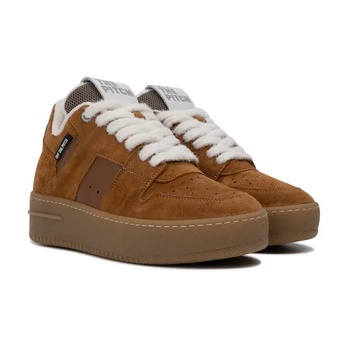 Off The Pitch , Brown Women's Mocha Sneakers ,Brown male, Sizes: