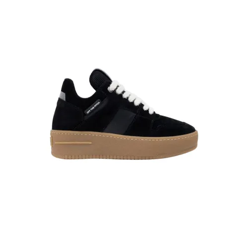 Off The Pitch , Mocha Sneakers Women Black/Brown ,Brown male, Sizes: