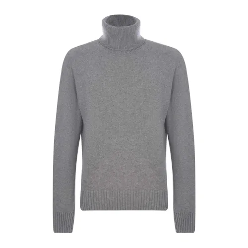 Off White , Basic Wool Pullover ,Gray male, Sizes: