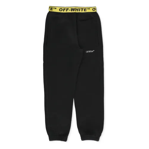Off White , Black Cotton Pants for Boys ,Black male, Sizes: