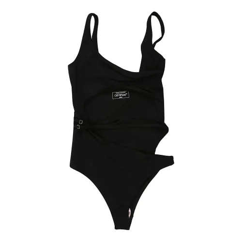 Off White , Black Meteor Swimsuit ,Black female, Sizes: