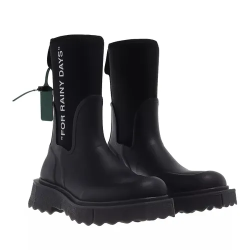 Off-White Boots & Ankle Boots - Sponge Rubber Rainboot - black - Boots & Ankle Boots for ladies