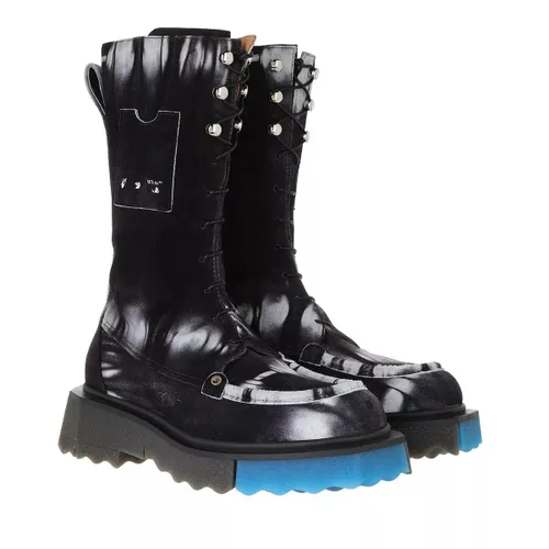 Off-White Boots & Ankle Boots - Tie Dye Sponge Pocket Combat - black - Boots & Ankle Boots for ladies