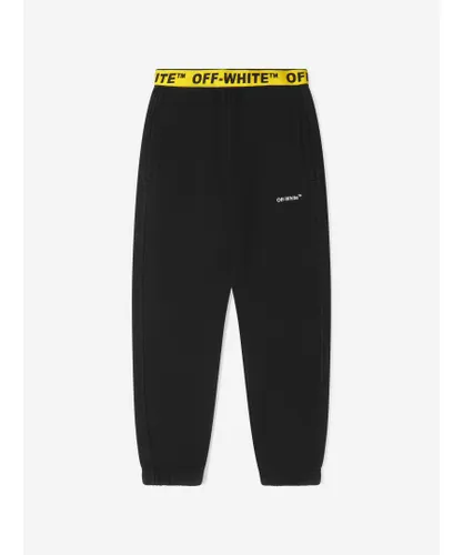 Off-White Boys Industrial Logo Sweatpants - Black