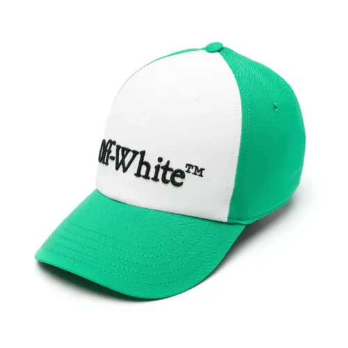 Off White , Green Baseball Hat Logo Embroidered ,Green male, Sizes: