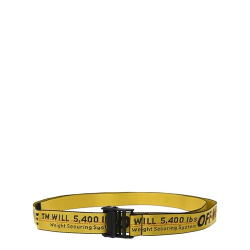 OFF WHITE Industrial Belt 4 Cm - Yellow