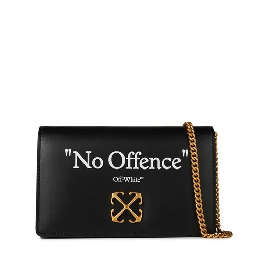 OFF WHITE Jitney 0.5 Quote Wallet On Chain - Black