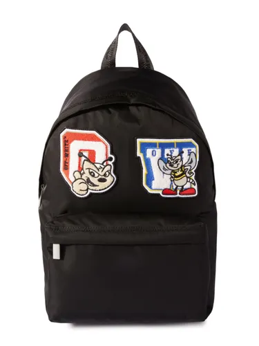 Off-White Kids College cotton backpack - Black