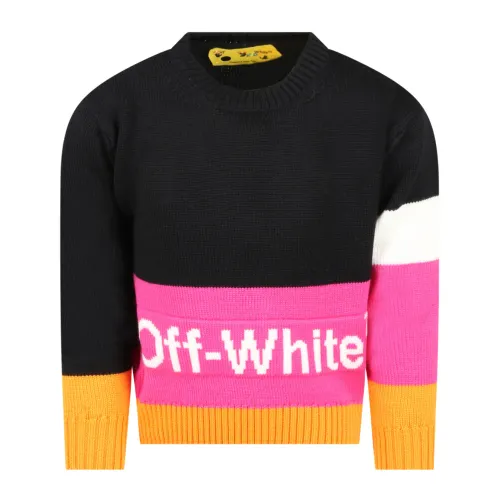 Off White , Kids Sweater ,Black female, Sizes: