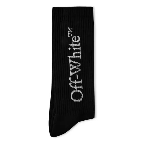 Off White Logo Sock - Black