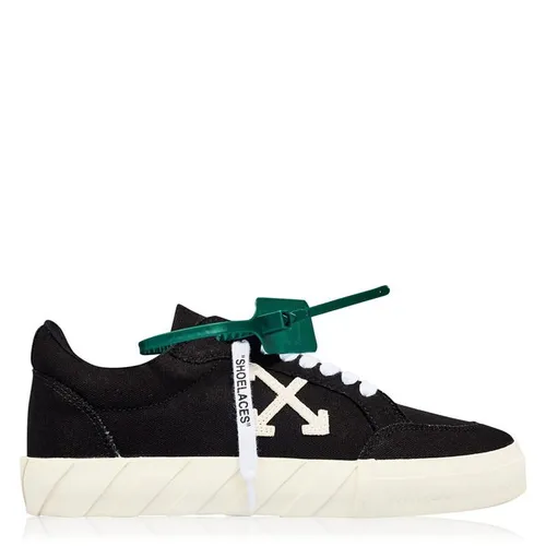 OFF WHITE Low Vulcanised Canvas Trainers - Black