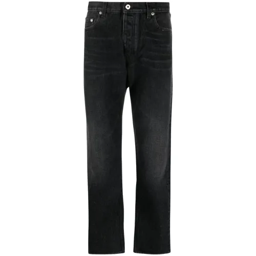 Off White , Mens Clothing Jeans Grey Aw23 ,Black male, Sizes: