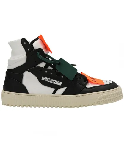 Off-White Mens Off Court 3.0 Black Leather High Tops