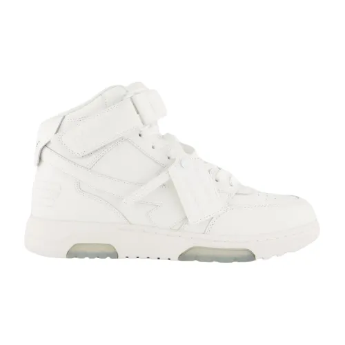 Off White , Mid Sneaker White Out Of Office ,White male, Sizes:
