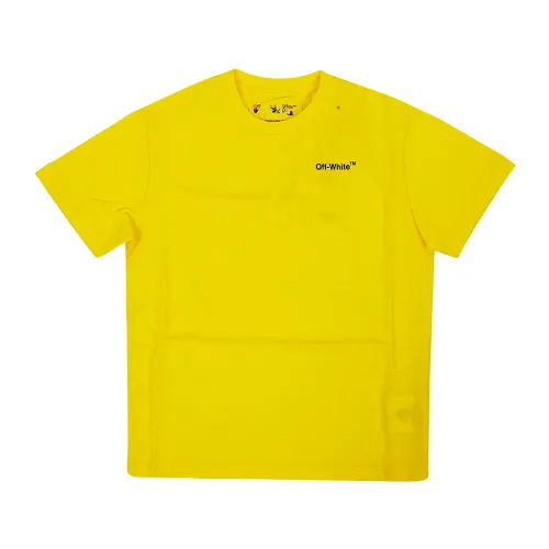 Off White , Monster Arrow TEE S/S ,Yellow male, Sizes:
