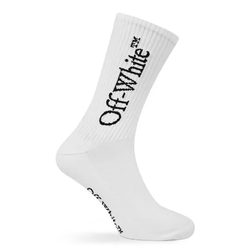 Off White Off Logo Sock Sn42 - White