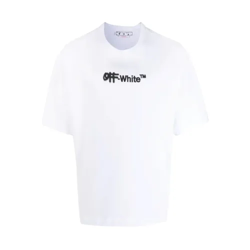 Off White , Off-White Helvetica Over-Sized T-Shirt in White ,White male, Sizes: