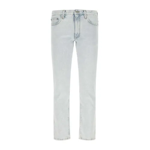 Off White , Off White Men's Jeans ,Blue male, Sizes: