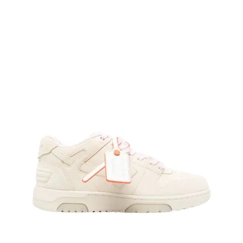 Off White , Off-White Out of Office Suede Trainers in Beige ,Beige male, Sizes:
