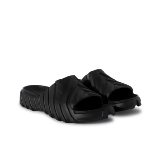 Off White , Off-White Sandals Black ,Black male, Sizes: