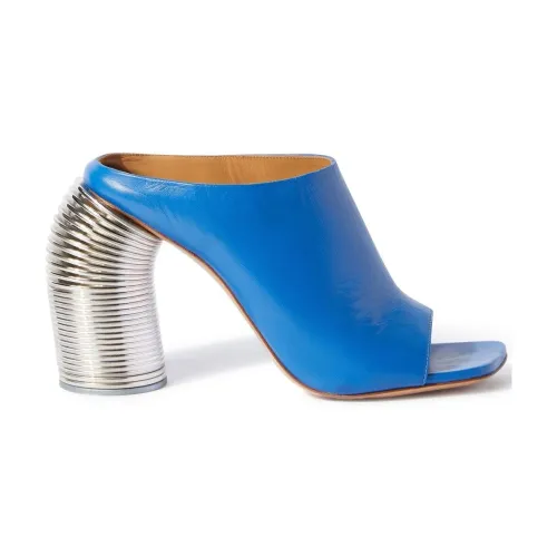 Off White , Off White Sandals Blue ,Blue female, Sizes: