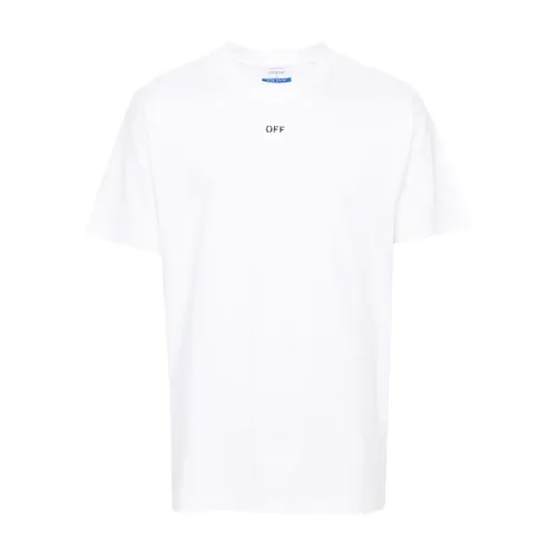 Off White , Off-White T-shirts and Polos White ,White male, Sizes: