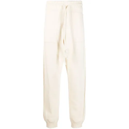 Off White , Off White Trousers Beige ,Beige male, Sizes: