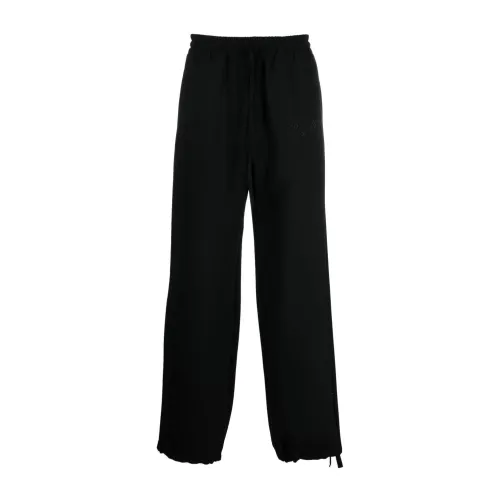 Off White , Off White Trousers Black ,Black male, Sizes: