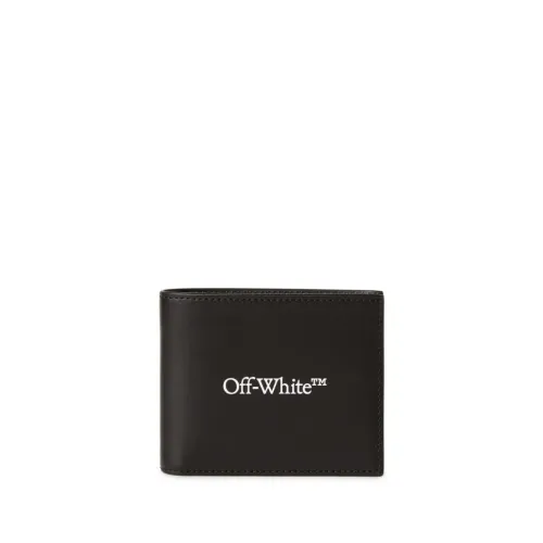 Off White , Off White Wallets Black ,Black male, Sizes: ONE SIZE