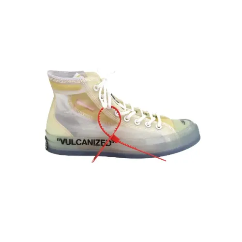 Off White , Plastic sneakers ,Beige female, Sizes: