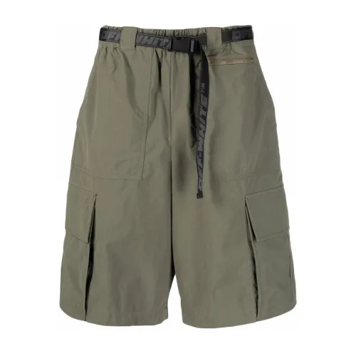 Off White , Shorts ,Green male, Sizes: