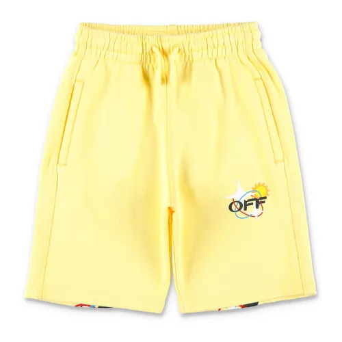 Off White , Shorts ,Yellow male, Sizes: