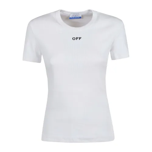 Off White , T-Shirts ,White female, Sizes: