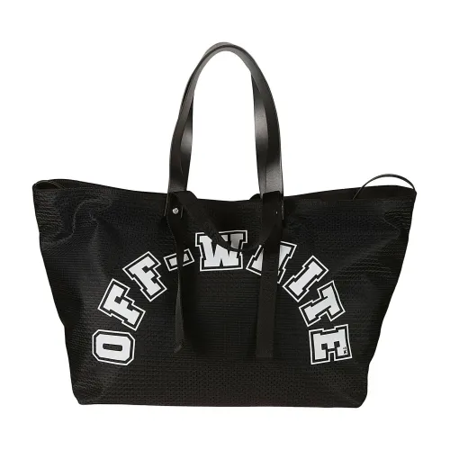 Off White , Tote Bags ,Black male, Sizes: ONE SIZE
