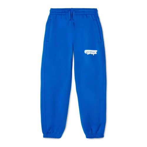 Off White , Trousers ,Blue male, Sizes: