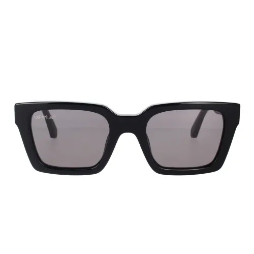 Off White , Unisex Palermo Sunglasses ,Black unisex, Sizes: