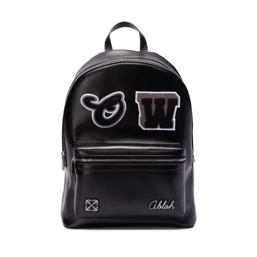 Off White , `Varsity` Backpack ,Black male, Sizes: ONE SIZE