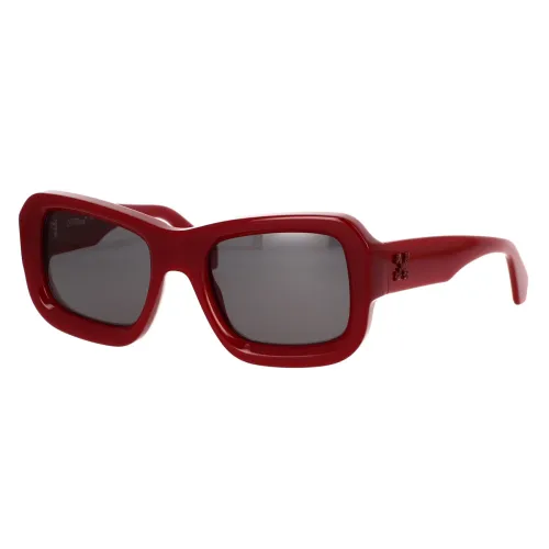 Off White , Verona Sunglasses Urban Design Unisex ,Red unisex, Sizes: