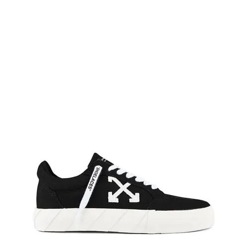 OFF WHITE Vulcanized Canvas Trainers - Black