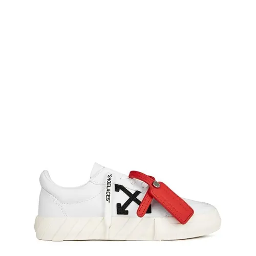 OFF WHITE Vulcanized Canvas Trainers - White