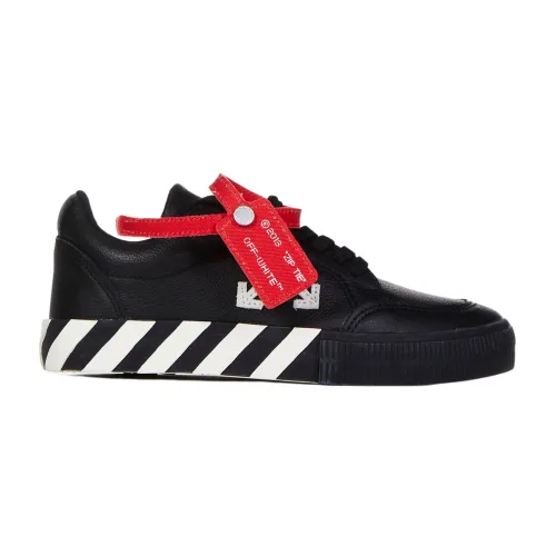 Off White , Vulcanized Sneakers ,Black male, Sizes: