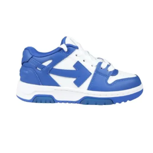 Off White , White Blue Arrows Sneakers ,Multicolor male, Sizes: