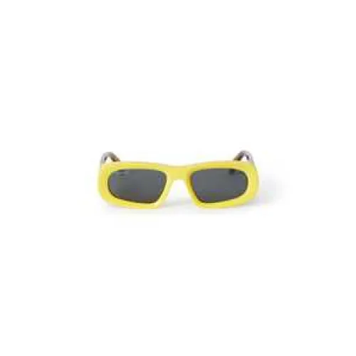 Off White , Yellow Orange Sunglasses for Women ,Yellow female, Sizes: