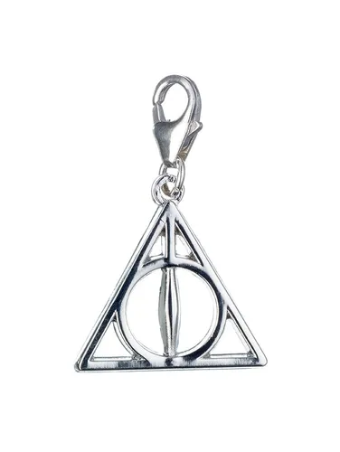 Official Harry Potter Sterling Silver Deathly Hallows Clip On Charm
