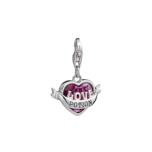 Official Harry Potter Sterling Silver Love Potion Crystal Clip On Charm - Silver